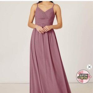 Mauve Bridesmaid Dress Azazie Blake Size 3